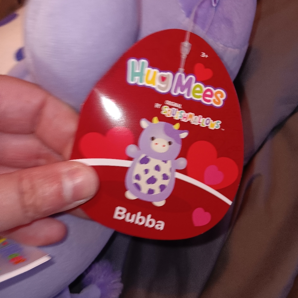 NWT Bubba the Cow 10” Squishmallow Hugmee Valentines Day 2024 HTF - Picture 3 of 4